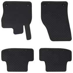 Tapis de voiture 4 pcs Noir Adapt&eacute; pour Q2 2017 Caoutchouc