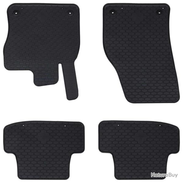 Tapis de voiture 4 pcs Noir Adapt� pour Q2 2017 Caoutchouc