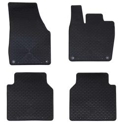Tapis de voiture 4 pcs Noir Convient pour VW ID.7 2023-