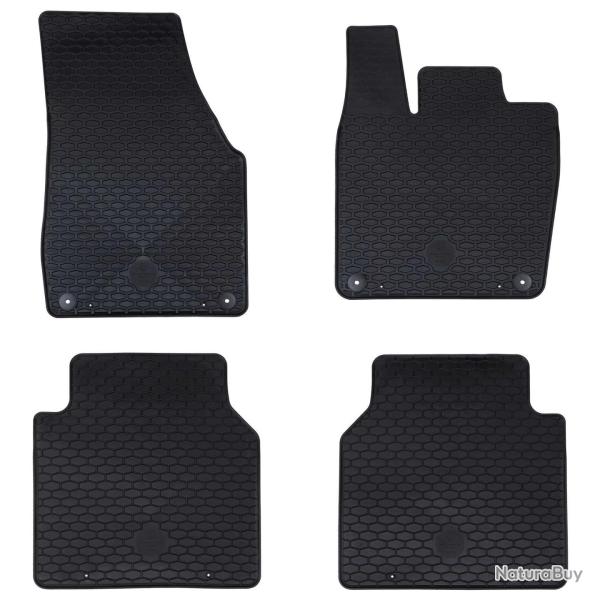 Tapis de voiture 4 pcs Noir Convient pour VW ID.7 2023-
