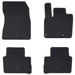 Tapis de voiture 4 pcs Noir Convient pour QASHQAI 2021-