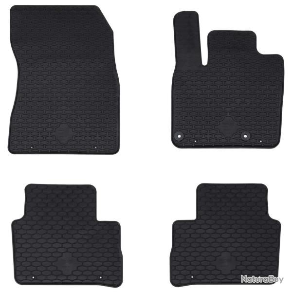 Tapis de voiture 4 pcs Noir Convient pour QASHQAI 2021-
