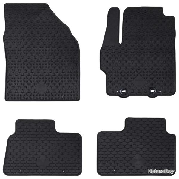 Tapis de voiture 4 pcs Noir Convient pour Toyota AYGO X 2022-