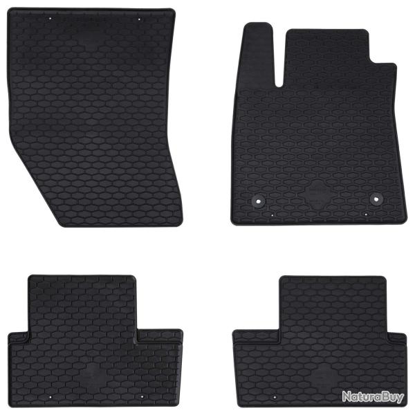 Tapis de voiture 4 pcs compatible avec MEGANE IV 2016-