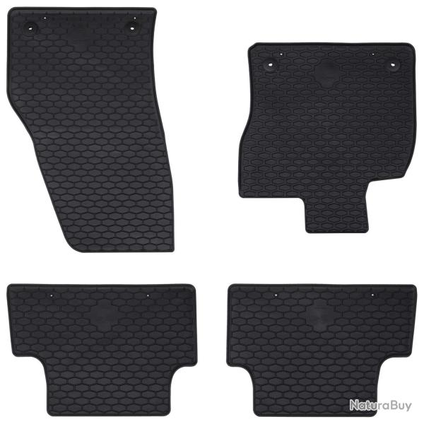 Tapis de voiture 4 pcs Noir convient pour T-ROC Cabrio 2019-