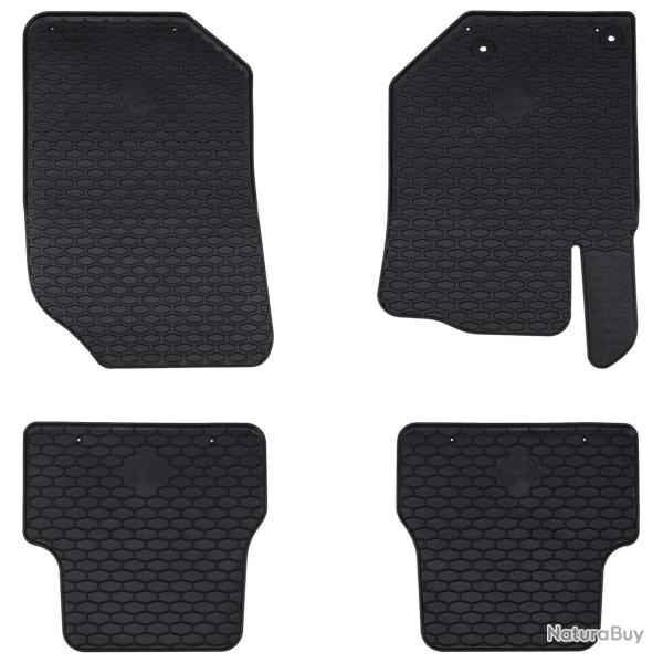 Tapis de voiture 4 pcs Noir adapt� pour DS3 2019- Caoutchouc