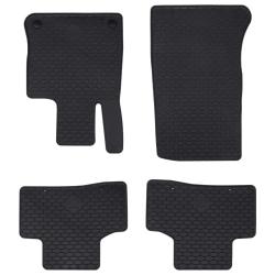 Tapis de voiture 4 pcs Noir adapt&eacute; pour GLC 2023- Caoutchouc