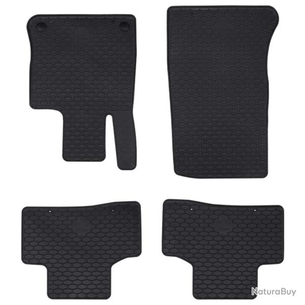 Tapis de voiture 4 pcs Noir adapt� pour GLC 2023- Caoutchouc