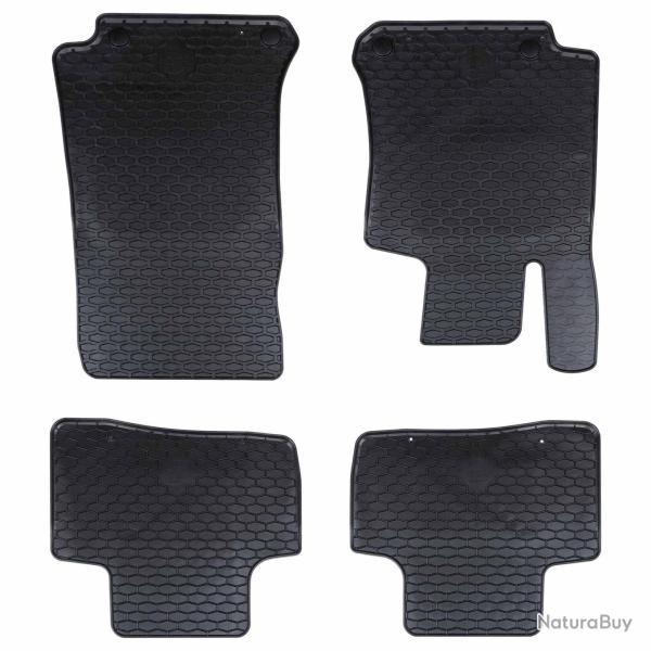Tapis de voiture 4 pcs Noir adapt� pour GLC 2016-2022
