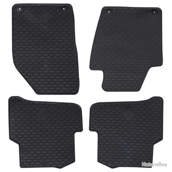 Tapis de voiture 4 pcs Noir suitable for FABIA III 2014-2022
