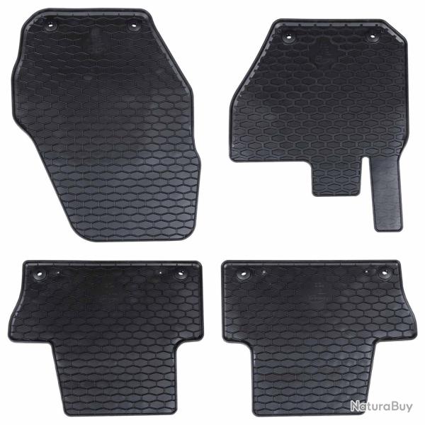 Tapis de voiture 4 pcs Noir adapt� pour VOLVO XC60 2009-2017