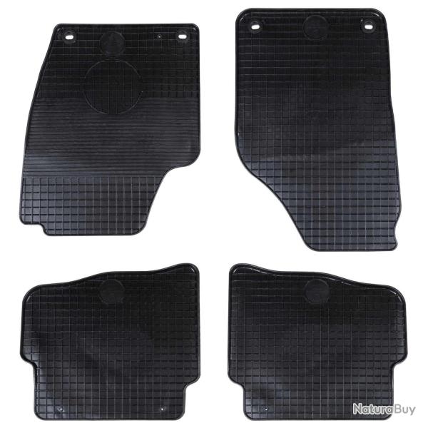 Tapis de voiture 4 pcs Noir adapt� pour VW POLO 2001-2009 NS