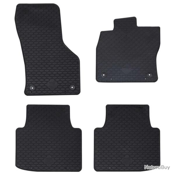 Tapis de voiture 4 pcs Noir adapt� pour VW Arteon 2017- 4D Aft