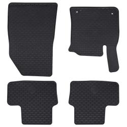 Tapis de voiture 4 pcs Noir adapt&eacute; pour CAPTUR 2020- Caoutchouc