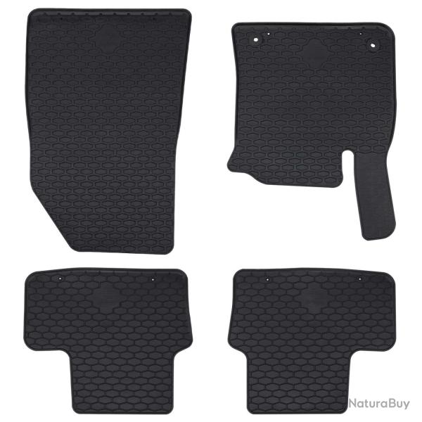 Tapis de voiture 4 pcs Noir adapt� pour CAPTUR 2020- Caoutchouc