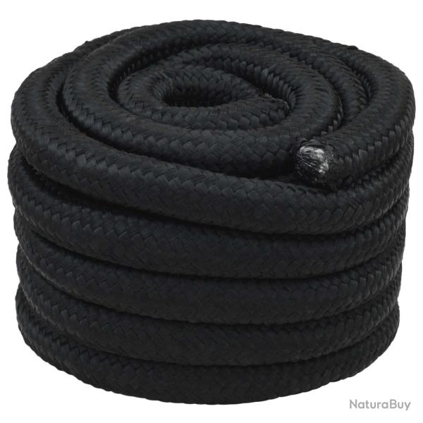 Corde de bateau 25 m 3 Noir PP