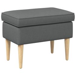 Pouf Gris fonc&eacute; 55 x 35 x 41 cm