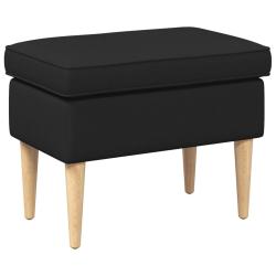 Pouf Noir 55 x 35 x 41 cm