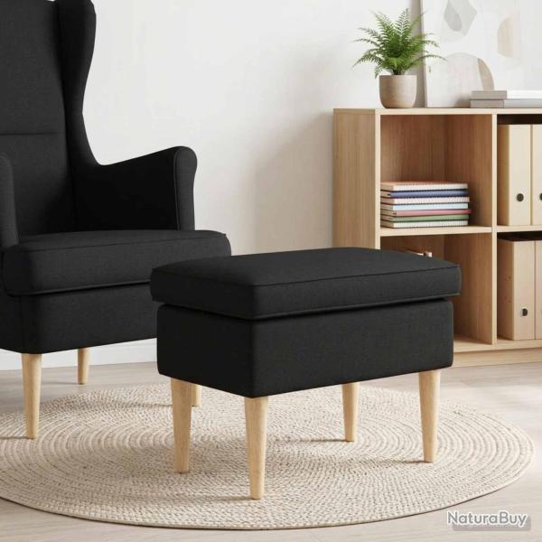 Pouf Noir 55 x 35 x 41 cm
