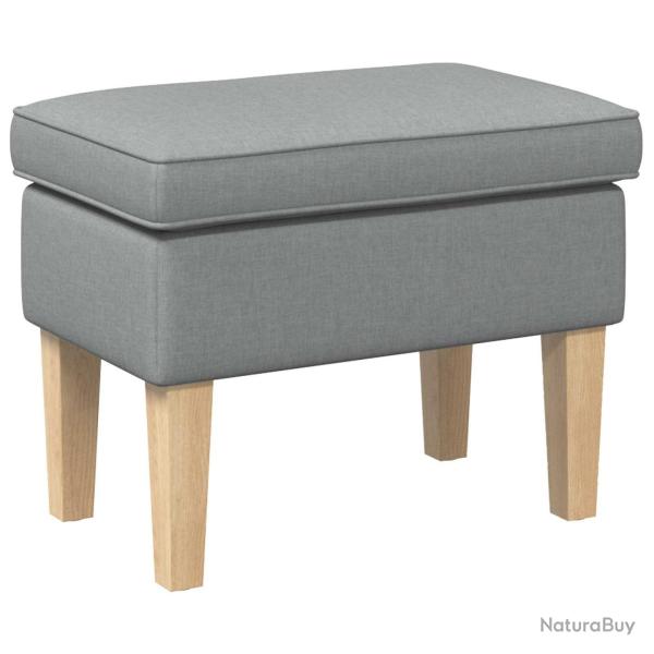 Pouf Gris clair 55 x 35 x 41 cm Tissu