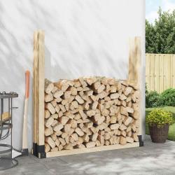 Aide &agrave; l'empilement de bois de chauffage 2 pcs Anthracite Acier