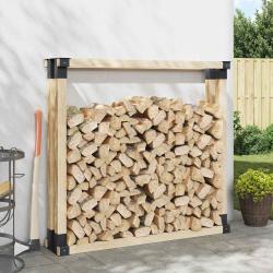 Aide &agrave; l'empilement de bois de chauffage 12 pcs Anthracite Acier
