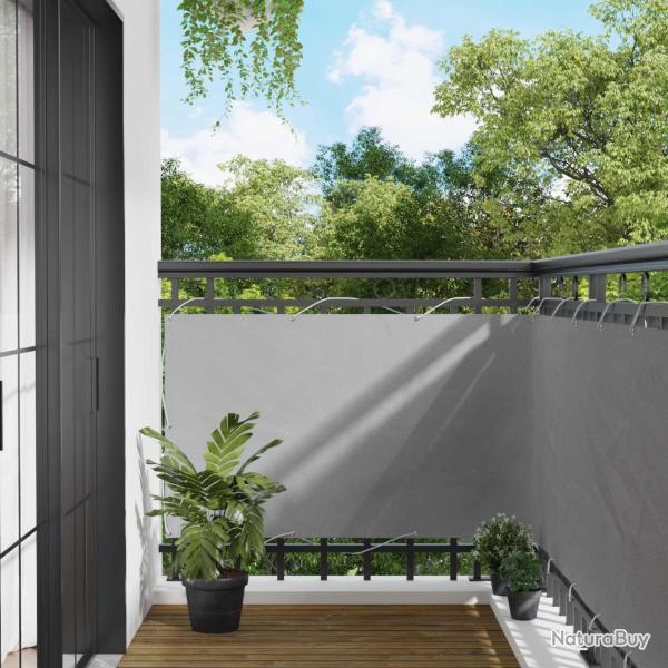 �cran de balcon Gris clair 100 x 400 cm Tissu Oxford