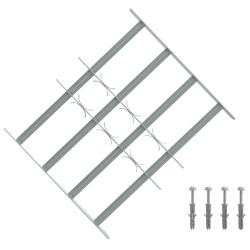 Grille de s&eacute;curit&eacute; pour fen&ecirc;tres avec 4 barres crois&eacute;es 3 pcs