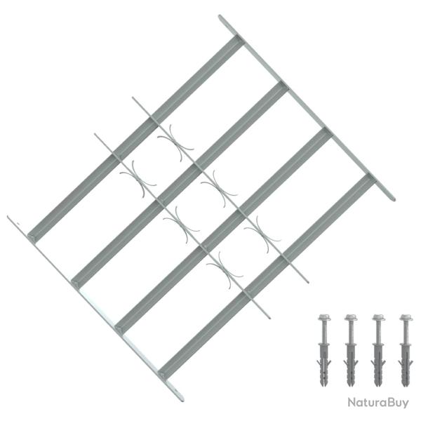 Grille de s�curit� pour fen�tres avec 4 barres crois�es 3 pcs