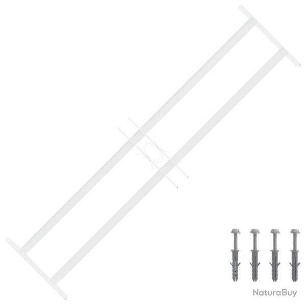 Grille de s�curit� pour fen�tres avec 2 barres transversales