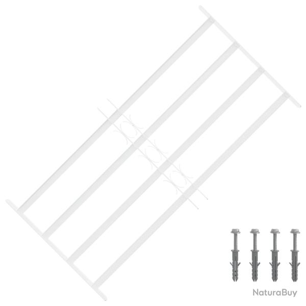 Grille de s�curit� pour fen�tres avec 4 barres crois�es