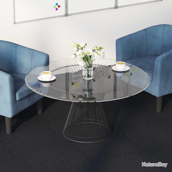 Carreau de tapis Gris fonc� 50 x 50 cm 4 pcs PP et Bitume
