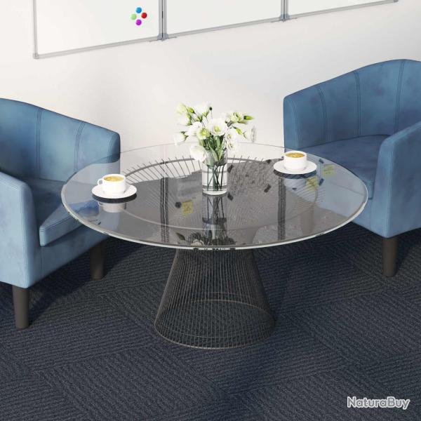 Carreau de tapis Gris Bleu 50 x 50 cm 20 pcs PP et Bitume