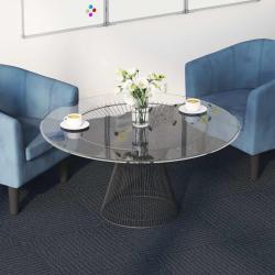 Carreau de tapis Gris Bleu 50 x 50 cm 36 pcs PP et Bitume