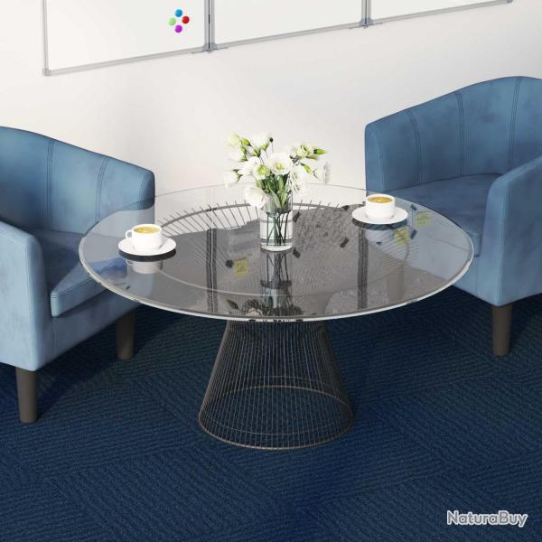 Carreau de tapis Bleu 50 x 50 cm 20 pcs PP et Bitume