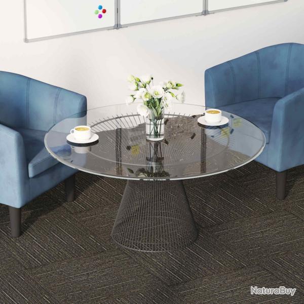 Carreau de tapis Ray� Marron Clair 50 x 50 cm 4 pcs