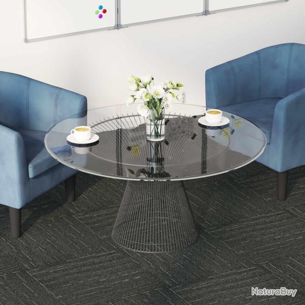 Carreau de tapis Ray� Vert Clair 50 x 50 cm 4 pcs PP et Bitume