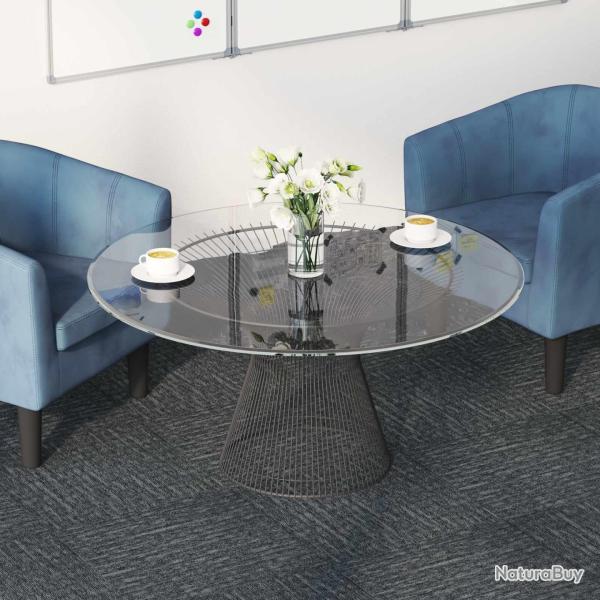 Carreau de tapis Gris ciel 50 x 50 cm 4 pcs PP et Bitume