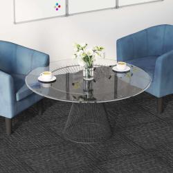 Carreau de tapis Gris Charcoal 50 x 50 cm 36 pcs PP et Bitume