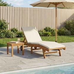 Transat Polyester Marron et cr&egrave;me