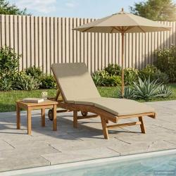 Transat Polyester Marron et beige