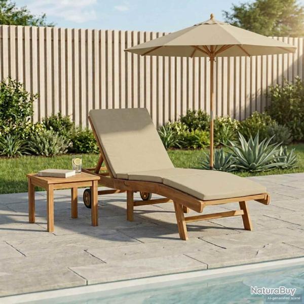 Transat Polyester Marron et beige