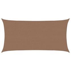 Voile d'ombre Taupe 2,5 x 6 m HDPE