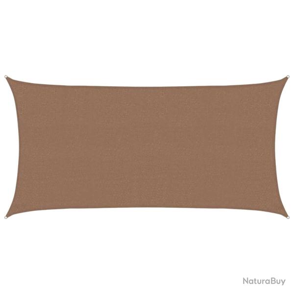 Voile d'ombre Taupe 2,5 x 6 m HDPE