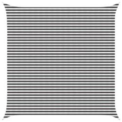 Voile d'ombre Anthracite et blanc 5 x 5 m HDPE