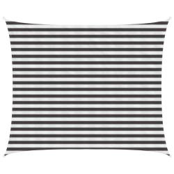 Voile d'ombre Anthracite et blanc 2,5 x 3,5 m HDPE