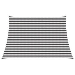 Voile d'ombre Anthracite et blanc 4 / 5 x 3 m HDPE