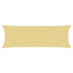 Voile d'ombre Jaune et blanc 2 x 6 m HDPE