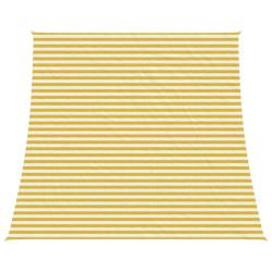 Voile d'ombre Jaune et blanc 4 / 5 x 4 m HDPE