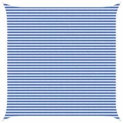 Voile d'ombre Bleu et Blanc 5 x 5 m HDPE